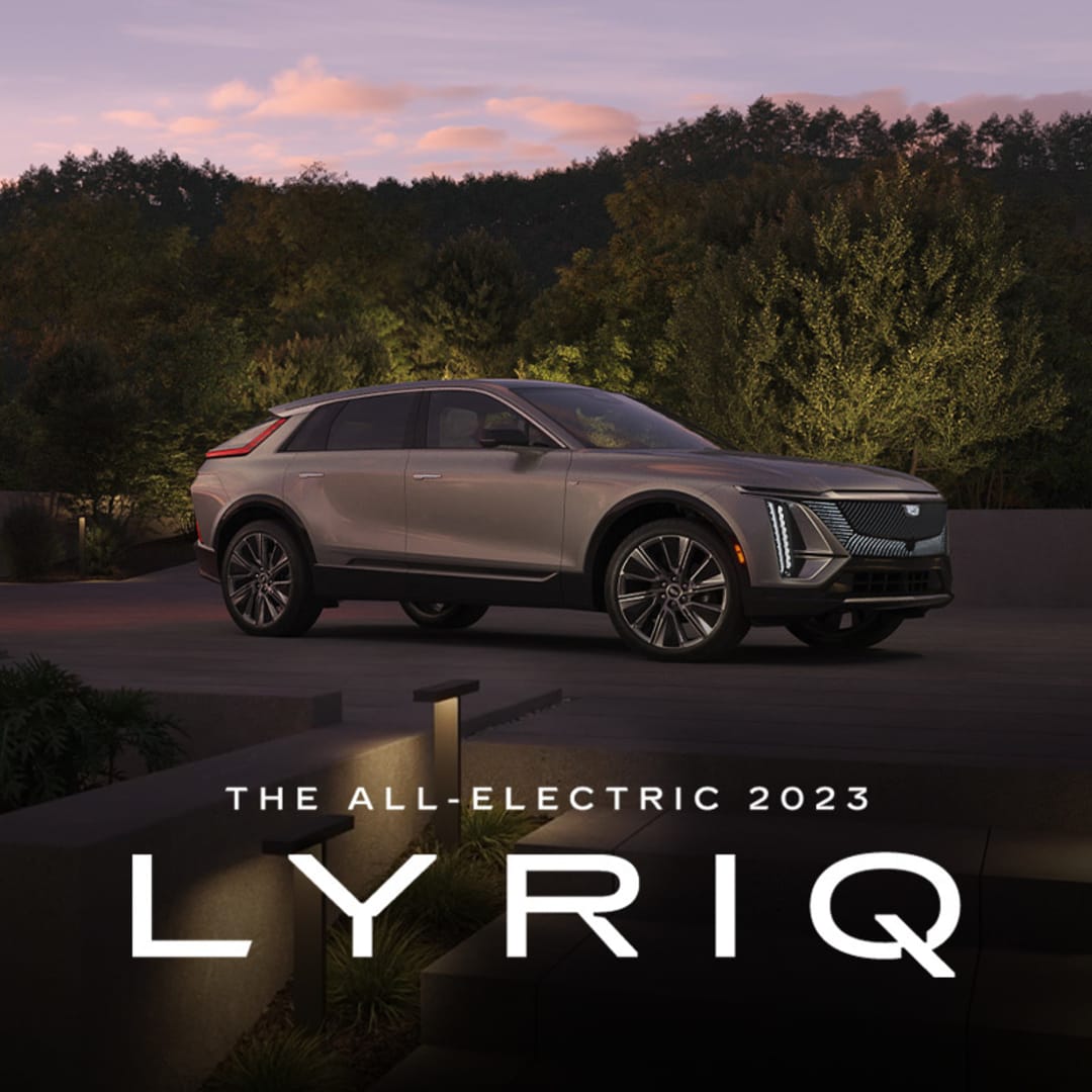 The all electric 2023 Cadillac LYRIQ